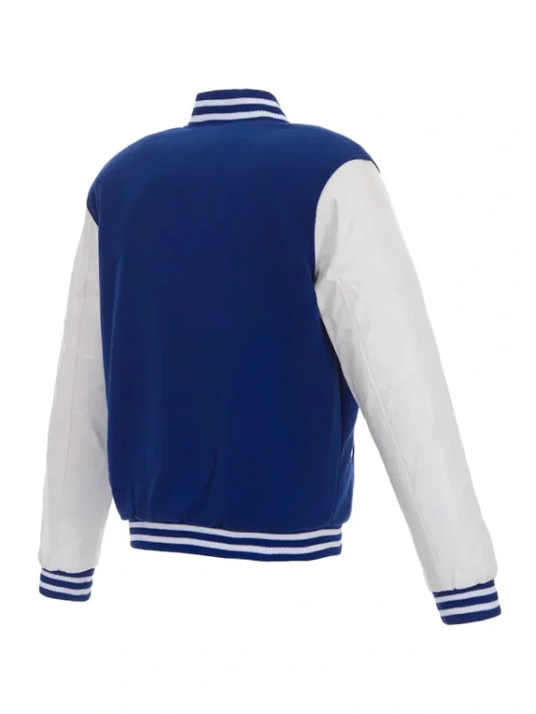 Atlanta Braves Royal/White Varsity Full-Snap Jacket