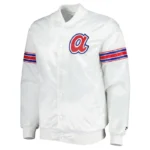 Atlanta Braves White Power Forward Varsity Jacket