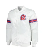Atlanta Braves White Power Forward Varsity Jacket