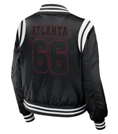 Atlanta Falcons Black Bomber Full-Zip Jacket