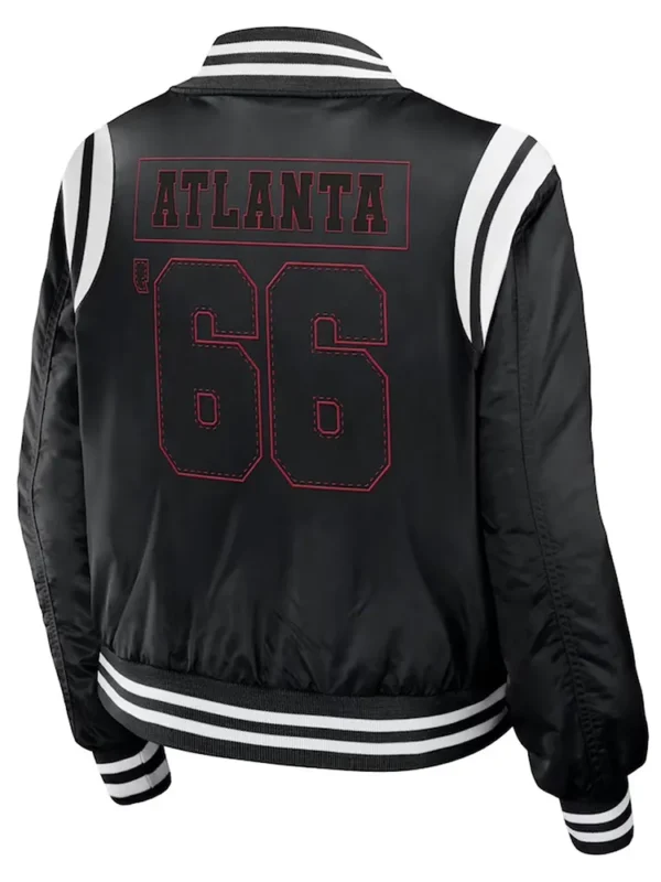 Atlanta Falcons Black Bomber Full-Zip Jacket