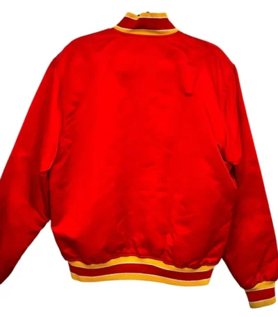 Atlanta Hawks 90’s Red Bomber Jacket