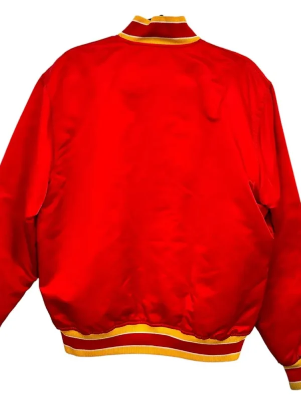 Atlanta Hawks 90’s Red Bomber Jacket