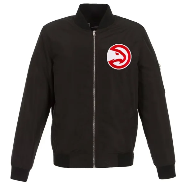 Atlanta Hawks Bomber Nylon Lightweight Jacket