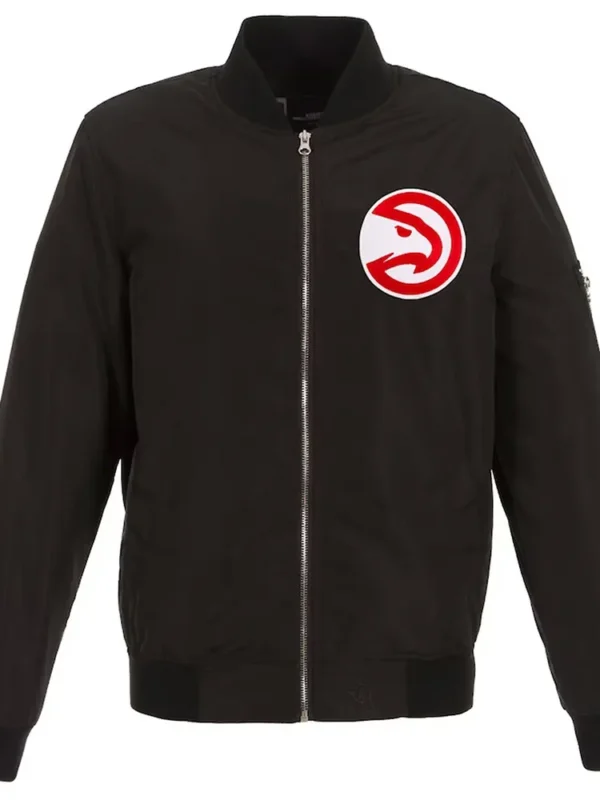 Atlanta Hawks Bomber Nylon Lightweight Jacket