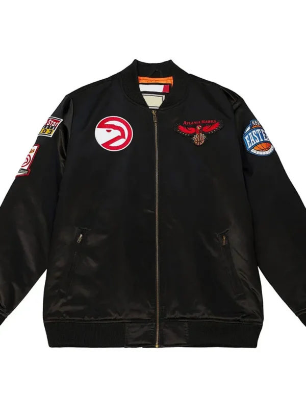 Atlanta Hawks Flight Satin Jacket