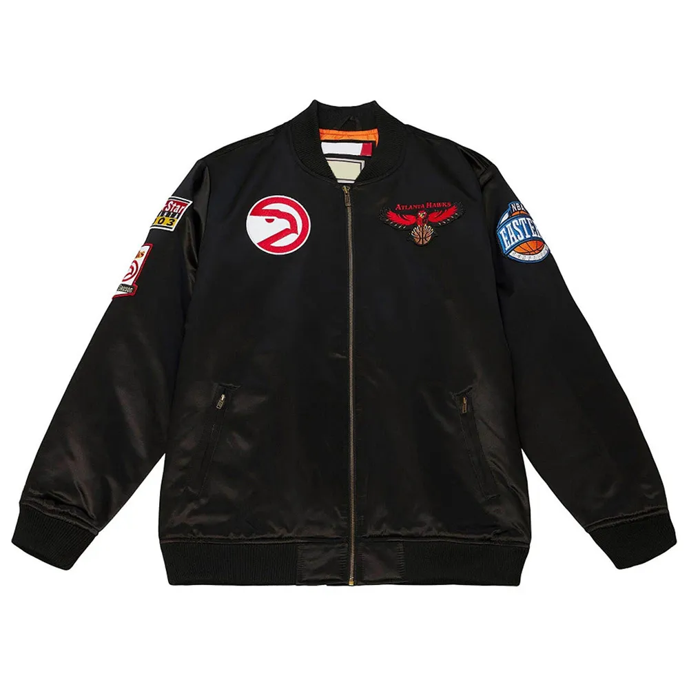 Atlanta Hawks Flight Satin Jacket Atlanta Hawks Flight Satin Jacket