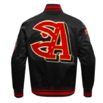 Atlanta Hawks Mashup Classic Rib Satin Jacket