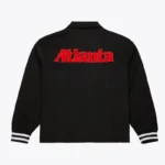 Atlanta Hawks Oversweep Black Varsity Wool Jacket