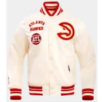 Atlanta Hawks Retro Classic Rib Jacket