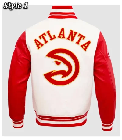 Atlanta Hawks Retro Classic Rib Varsity Jacket