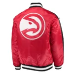 Atlanta Hawks The Offensive Red Varsity Satin Jacket