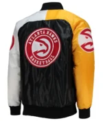 Atlanta Hawks Tricolor Satin Starter Jacket