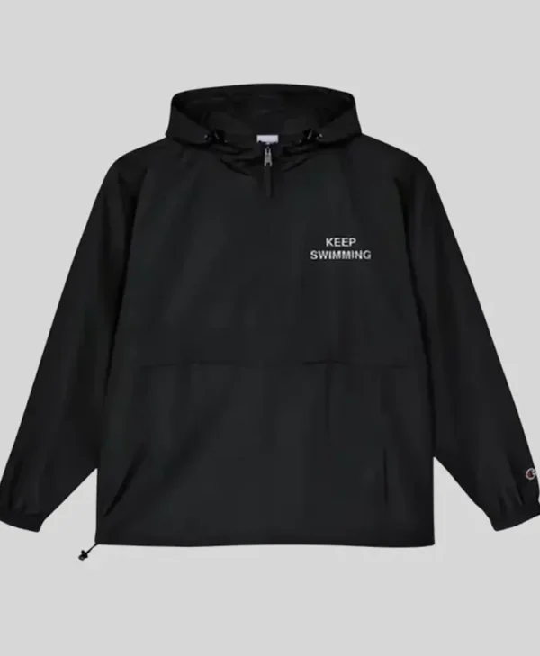 BTS Keep Swimming Black Anorak Jacket