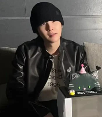 Suga 2026 Birthday Leather Jacket