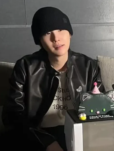 Suga 2026 Birthday Leather Jacket