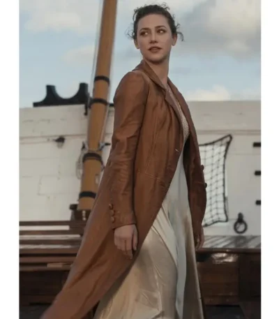 BTS Swim 2026 Lili Reinhart Brown Coat