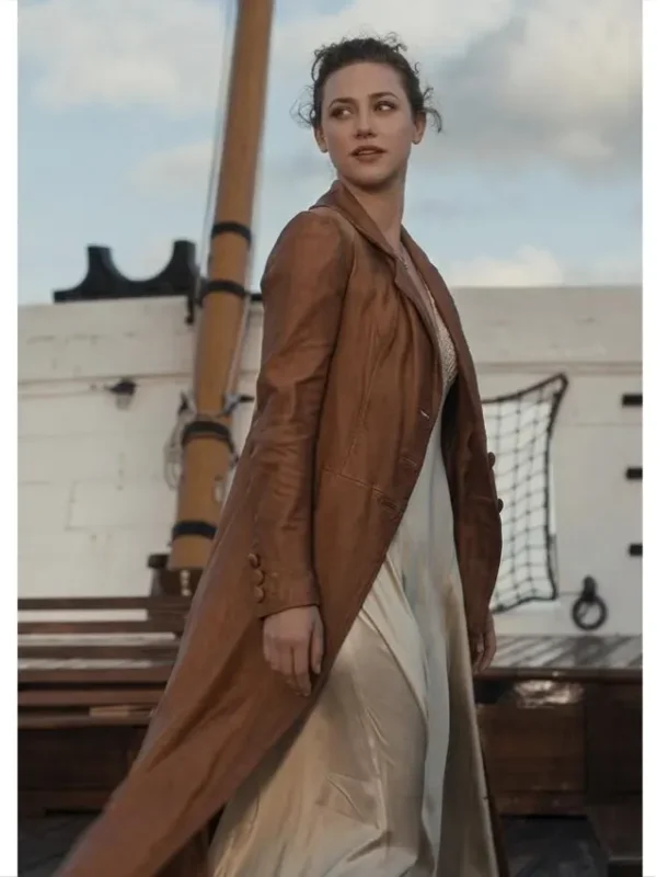BTS Swim 2026 Lili Reinhart Brown Coat