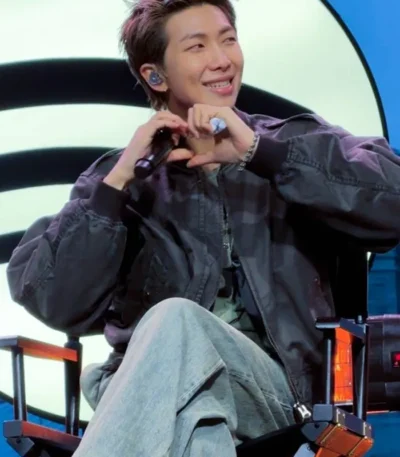 BTS x Spotify Event Normal 2026 RM Bomber Jacket