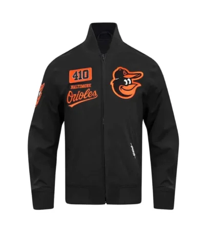 Baltimore Orioles Area Code Black Jacket