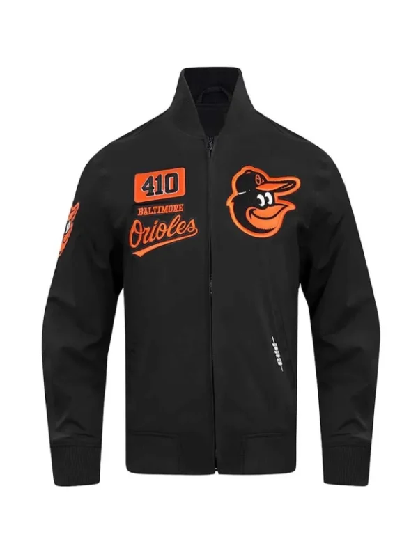 Baltimore Orioles Area Code Black Jacket