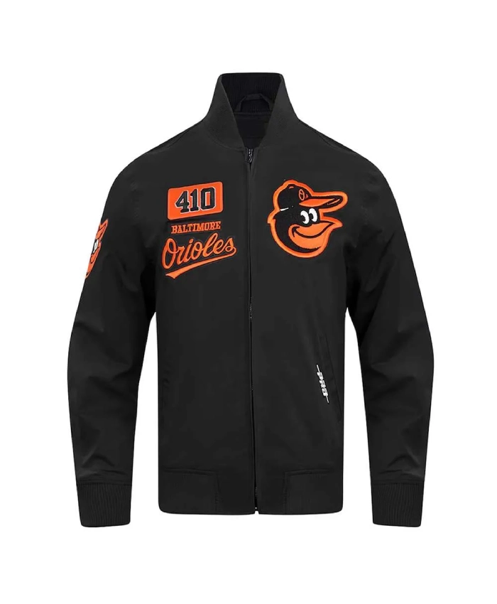 Baltimore Orioles Area Code Black Jacket Baltimore Orioles Area Code Black Jacket