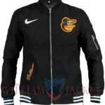 Baltimore Orioles Black Bomber Jacket