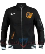 Baltimore Orioles Black Bomber Jacket
