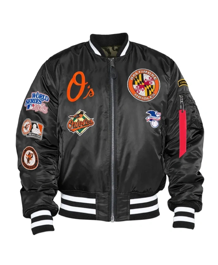 Baltimore Orioles Bomber MA-1 Jacket Baltimore Orioles Bomber MA-1 Jacket