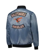 Baltimore Orioles Charcoal Bomber Full-Zip Jacket