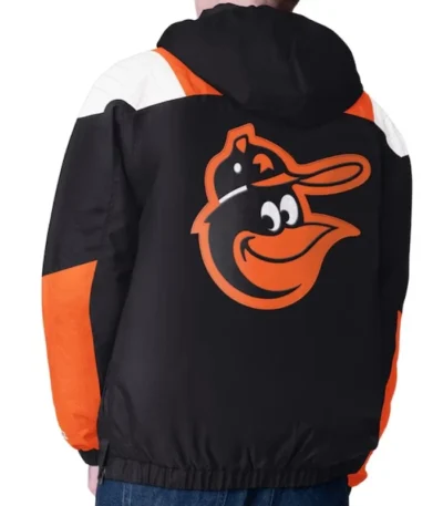 Black Baltimore Orioles Charger Half-Zip Pullover Jacket