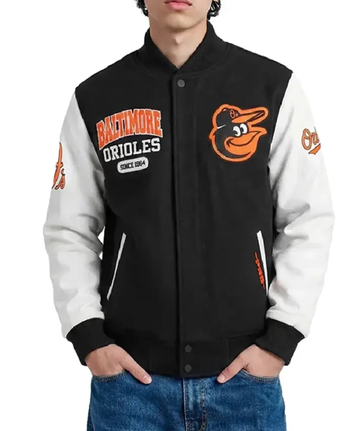 Baltimore Orioles City Arch Varsity Jacket Baltimore Orioles City Arch Varsity Jacket