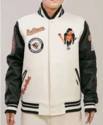 Baltimore Orioles Classic Rib Retro Varsity Jacket