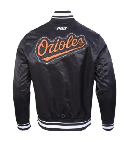 Baltimore Orioles Diy Pick Stitch Classic Rib Satin Jacket