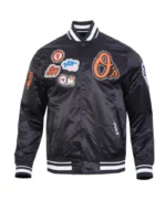Baltimore Orioles Diy Pick Stitch Classic Rib Satin Jacket