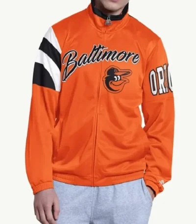 Baltimore Orioles Heritage Orange Track Jacket