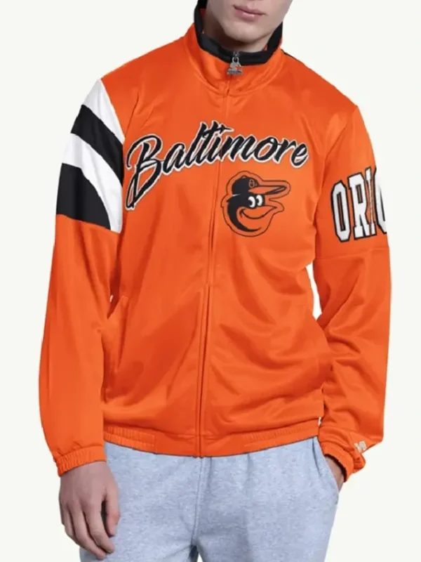 Baltimore Orioles Heritage Orange Track Jacket