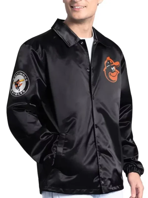 Baltimore Orioles Point Man Coaches Black Jacket