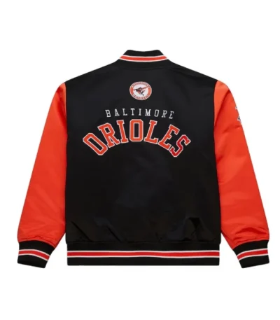 Baltimore Orioles Primetime Vintage Logo Satin Jacket