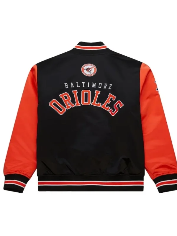 Baltimore Orioles Primetime Vintage Logo Satin Jacket
