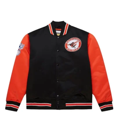 Baltimore Orioles Primetime Vintage Logo Satin Jacket