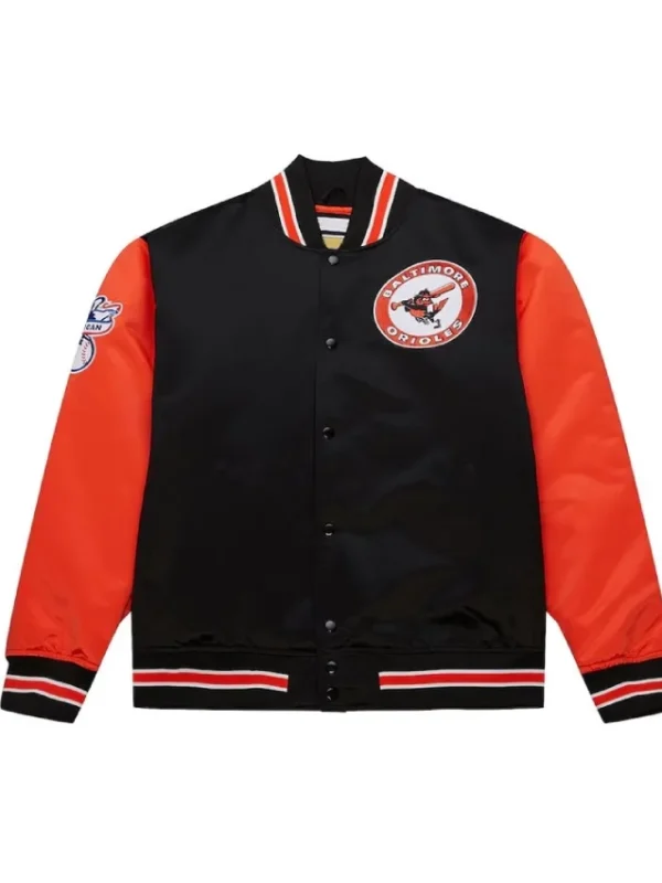 Baltimore Orioles Primetime Vintage Logo Satin Jacket