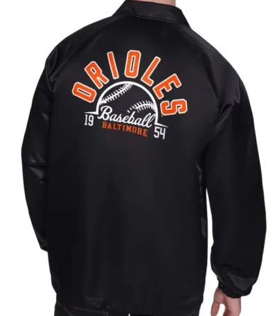Baltimore Orioles Retro Logo Coaches Jacket