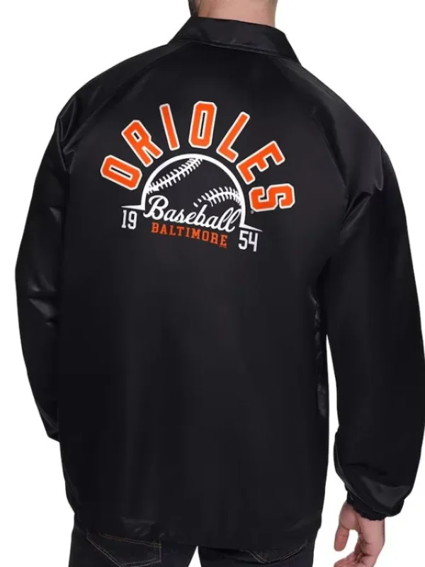 Baltimore Orioles Retro Logo Coaches Jacket