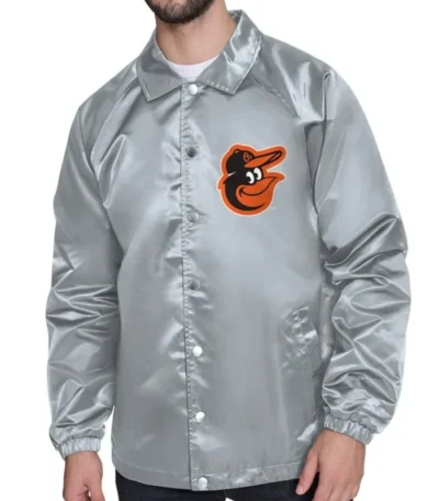 Baltimore Orioles Retro Logo Coaches Jacket
