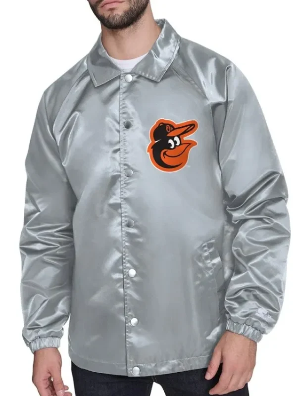 Baltimore Orioles Retro Logo Coaches Jacket
