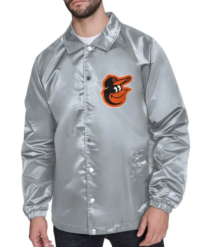 Baltimore Orioles Retro Logo Coaches Jacket Baltimore Orioles Retro Logo Coaches Jacket