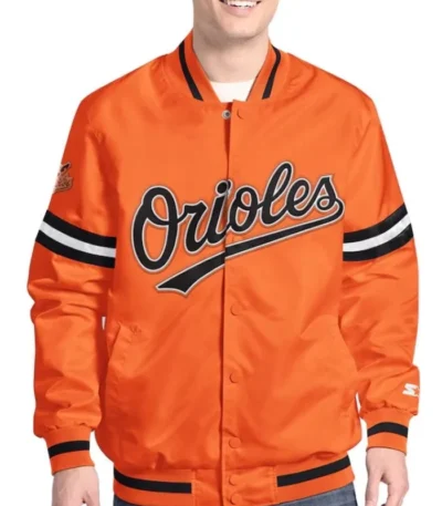 Baltimore Orioles Scout Varsity Satin Jacket