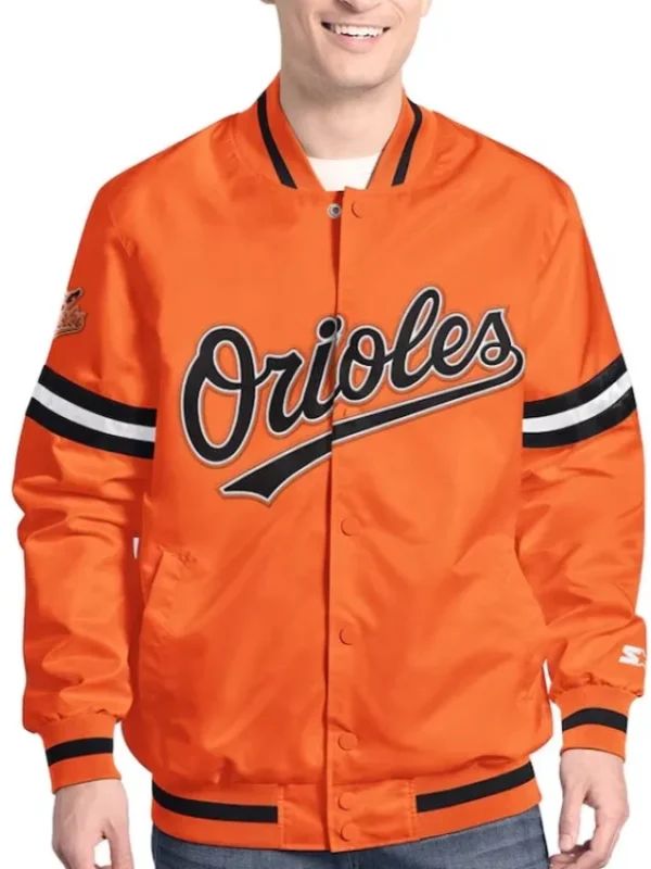 Baltimore Orioles Scout Varsity Satin Jacket