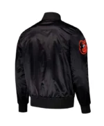 Baltimore Orioles Wordmark Black Satin Jacket